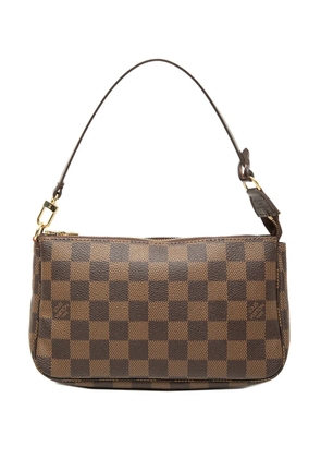 Louis Vuitton Pre-Owned 2010 Damier Ebene Pochette Accessoires shoulder bag - Brown