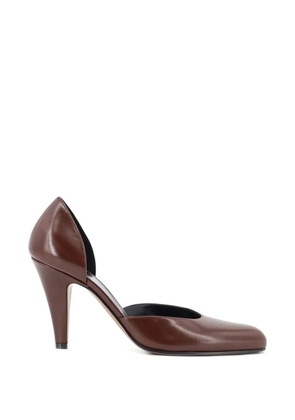 The Row Ornella D'Orsay pointed-toe pumps - Brown