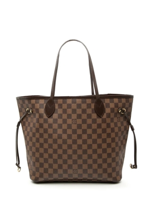 Louis Vuitton Pre-Owned 2012 Damier Ebene Neverfull MM tote bag - Brown