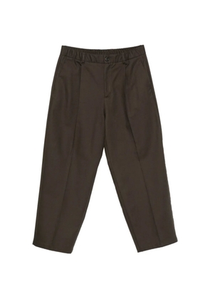 Herno pleated wide-leg trousers - Green