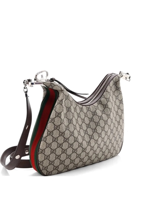 Gucci Pre-Owned Attache Shoulder Bag GG Coated Canvas Medium hobo bag - Brown