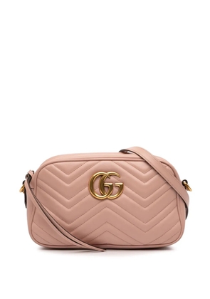 Gucci Pre-Owned 2016-2026 Small GG Marmont Matelasse Leather crossbody bag - Pink