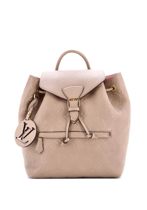 Louis Vuitton Pre-Owned Montsouris NM Monogram Empreinte Leather PM backpack - Grey