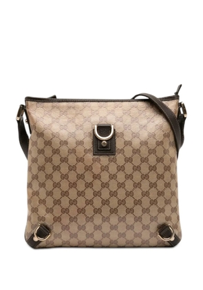 Gucci Pre-Owned 2016-2026 GG Crystal Abbey D Ring crossbody bag - Neutrals