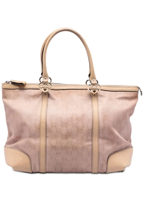 Gucci Pre-Owned 2016-2026 GG Metallic Canvas Lovely tote bag - Pink