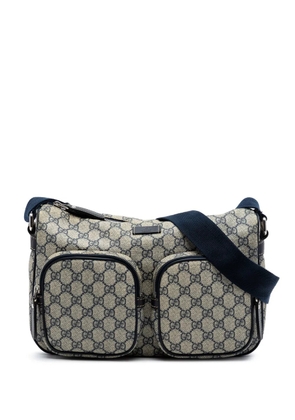 Gucci Pre-Owned 2016-2026 GG Supreme Double Pocket crossbody bag - Neutrals