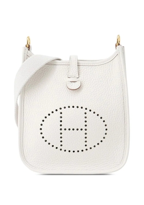 Hermès Pre-Owned 2024 Clemence Evelyne TPM crossbody bag - White