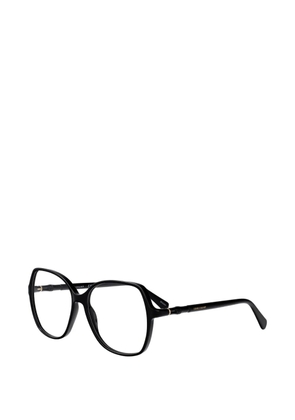 Longchamp geometric-frame glasses - Black
