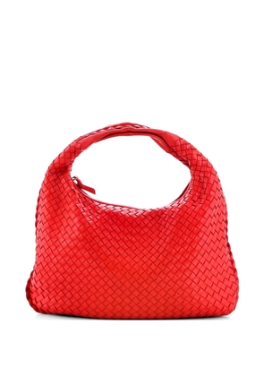 Bottega Veneta Pre-Owned Veneta Intrecciato Nappa Small hobo bag - Red