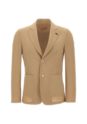 BOB Golden mesh-fabric blazer - Neutrals