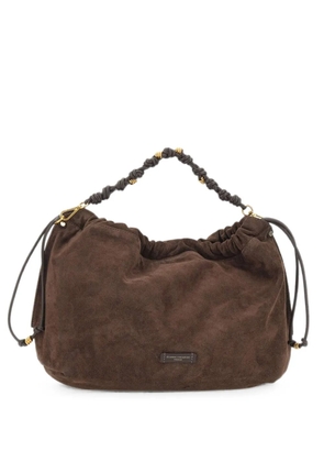 GIANNI CHIARINI Morgana suede tote bag - Brown