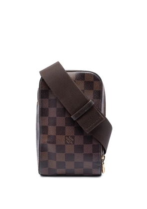 Louis Vuitton Pre-Owned 2010 Damier Ebene Geronimos crossbody bag - Brown