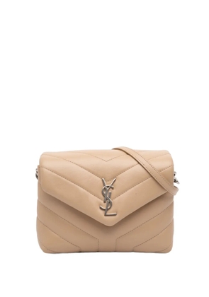 Saint Laurent Pre-Owned 2017 Toy Matelasse Calfskin Monogram LouLou crossbody bag - Neutrals