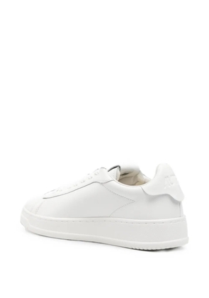 Autry Dallas logo-patch leather sneakers - White