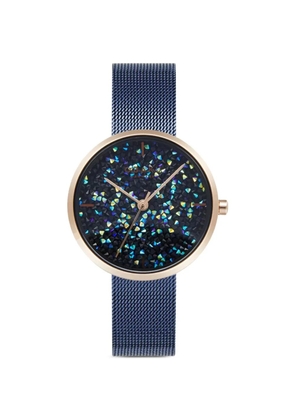 OBAKU Glimmer crystal-embellished 32mm watch - Blue