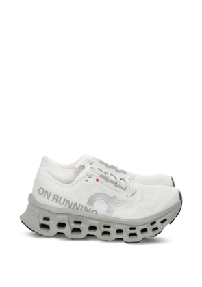 On Cloudmonster 3 logo-print sneakers - White