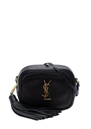 Saint Laurent Pre-Owned 2016 Calfskin Monogram Blogger Bag crossbody bag - Black