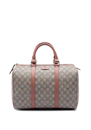 Gucci Pre-Owned 2016-2026 Medium GG Supreme Stars Joy boston bag - Neutrals