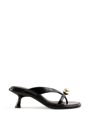 Souliers Martinez Estela orb-embellished sandals - Black