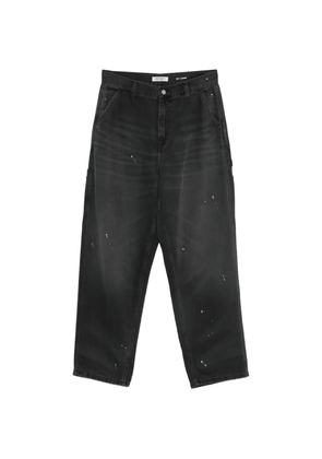 Carhartt WIP paint-splatter washed jeans - Black