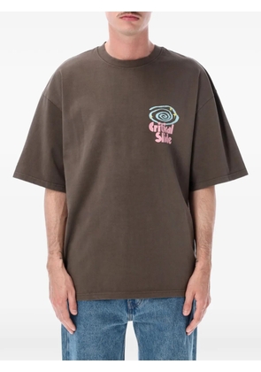 THE CRITICAL SLIDE SOCIETY Ether graphic-print T-shirt - Brown