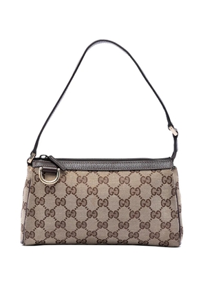 Gucci Pre-Owned 2000-2015 GG Canvas Abbey D Ring Pochette handbag - Neutrals