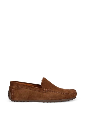 VAGABOND Larissa suede slip-on loafers - Brown