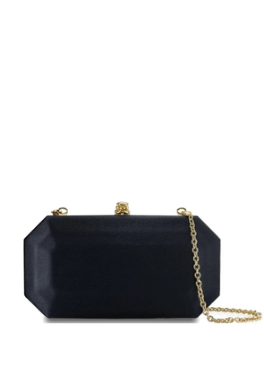 Tyler Ellis Perry satin clutch bag - Black