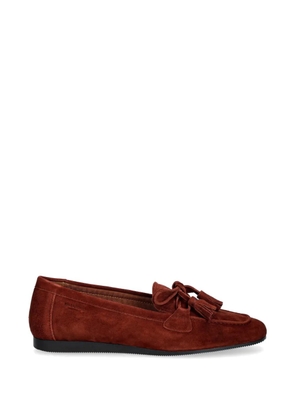 VAGABOND Hillary tassel-detail suede loafers - Brown