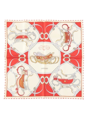 Hermès Pre-Owned 2000-2026 Spring Remix Silk Scarf 45 scarves - White