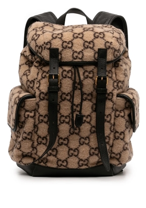 Gucci Pre-Owned 2016-2026 GG Wool backpack - Neutrals