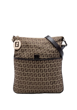 Fendi Pre-Owned 2000-2010 Zucchino Canvas crossbody bag - Neutrals