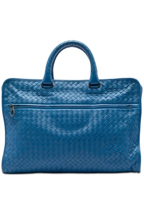 Bottega Veneta Pre-Owned 2012-2026 Nappa Intrecciato Briefcase business bag - Blue