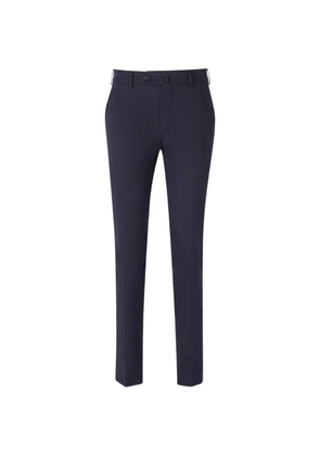 Incotex pressed-crease slim-fit trousers - Blue