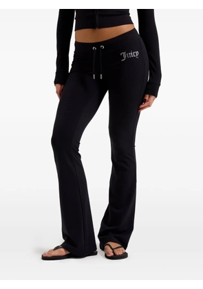 Juicy Couture diamanté-logo low-rise track pants - Black