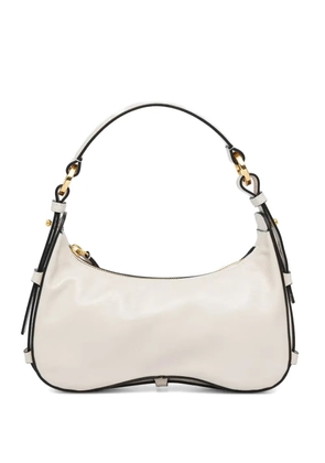 Pollini curved gold-tone hardware tote bag - Neutrals