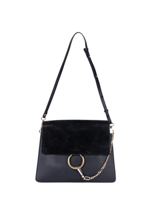 Chloé Pre-Owned Faye ring shoulder bag - Black