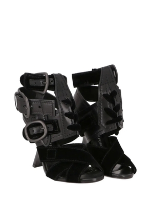 TOM FORD buckle-fastening lace-up sandals - Black