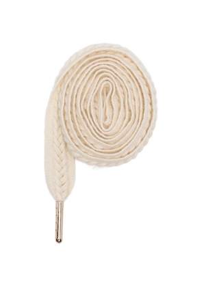 Golden Goose Kit braided logo-engraved shoe lace - Neutrals