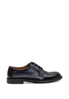 Doucal's lace-up leather derby shoes - Blue