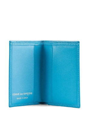 Comme Des Garçons Wallet bifold leather wallet - Blue