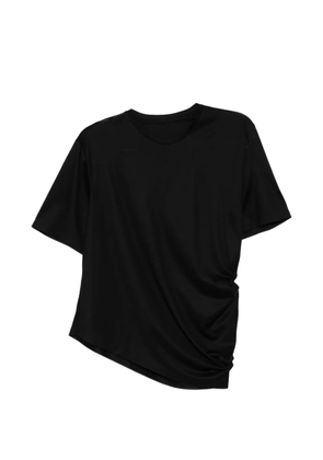 JNBY asymmetric-hem oversized T-shirt - Black