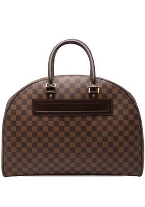 Louis Vuitton Pre-Owned 2002 Damier Ebene Nolita 24 Heures handbag - Brown