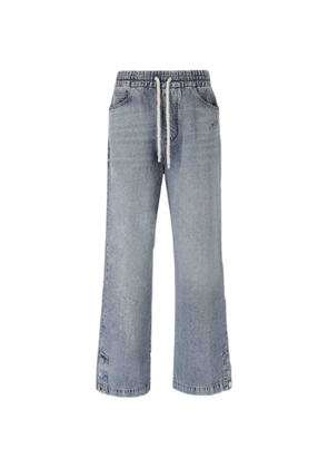 AMIRI drawstring wide-leg jeans - Blue