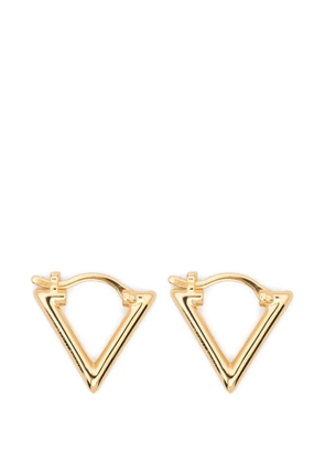 LAG WORLD Mini Lil triangle hoop earrings - Gold