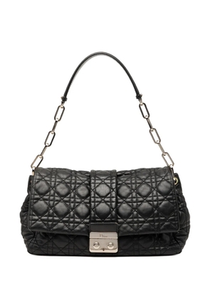 Christian Dior Pre-Owned 2010 Lambskin Cannage New Lock shoulder bag - Black