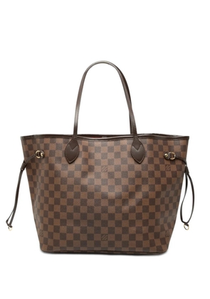 Louis Vuitton Pre-Owned 2010 Damier Ebene Neverfull MM tote bag - Brown