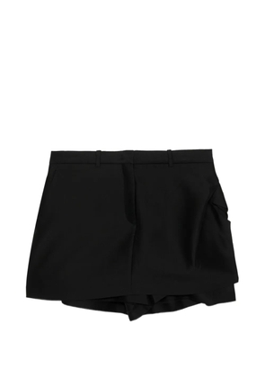 JNBY draped layered shorts - Black