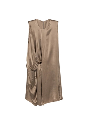 JNBY matte-finish twisted dress - Neutrals