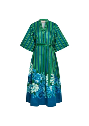 ALEMAIS Margo Tunic striped midi dress - Blue